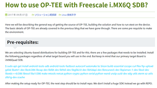 How to use OP-TEE with Freescale i.MX6Q SDB?