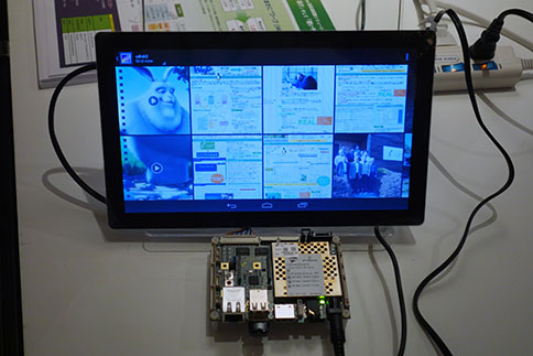 Freescale i.MX6Q（Cortex-A9 Quad Core）1GHｚのデモ