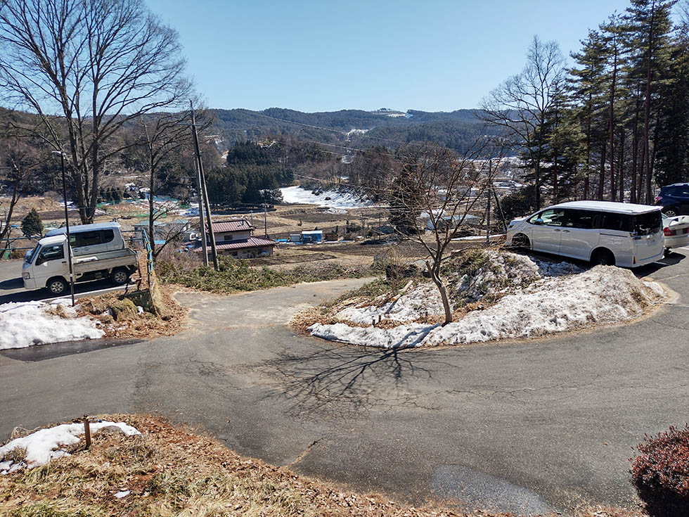 見晴らしがよくなった駐車場