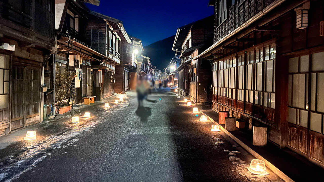 第27回　奈良井宿アイスキャンドル祭り