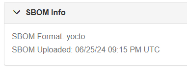 SBOM Info