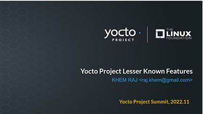 Yocto Project Lesser Known Features